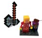 Preview: Schlüsselanhänger Minecraft Motiv Set Blaze Sammel Box Set