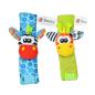 Preview: Baby Aktiv Spiel Armband Giraffe oder Zebra mit Rassel von Sozzy