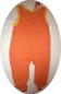Preview: Strampler Giraffen Orange Gelb