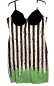 Preview: Killstar Beetlejuice Distressed Stripe Bleistift Kleid