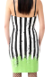 Preview: Killstar Beetlejuice Distressed Stripe Bleistift Kleid