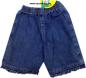 Preview: Kleinkinde Mädchen Sommer Jeans Shorts mit Rüschen