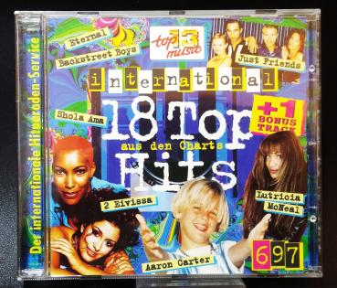 18 TOP HITS 6/97 + Bonustrack ✰The International Chartservice Musik CD ✰ Top 13 Music ✰