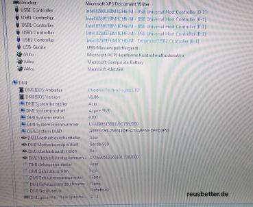 Acer Aspire 3628AWXMi Notebook | Intel P 1.7 GHz | 512 RAM 60 HDD | 14,1 WXGA