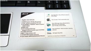 Acer Aspire Notebook 5021WLMi AMD Turion 1.6 GHz ☑ 15,4 WXGA