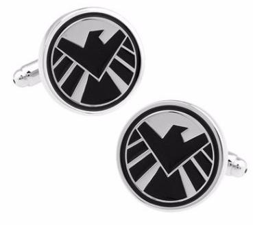 Agent sof S.H.I.E.L.D  Logo Manschettenknöpfe Set