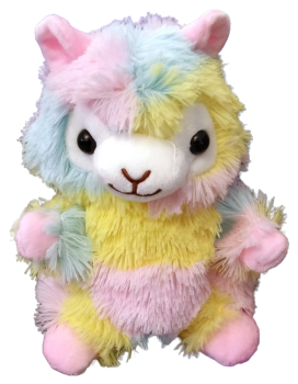 Alpaca Handspieltier Rainbow Plüsch Handpuppe Alpaka