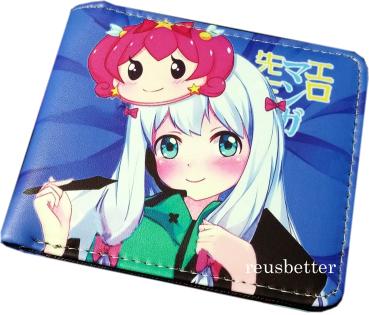 Anime Eromanga-sensei Motiv Geldbörse Blau Kawaii