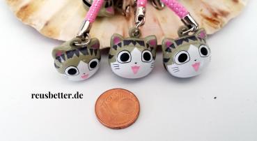 Anime Cartoon Neko Katzen Anhänger Glöckchen Cartoon Schelle