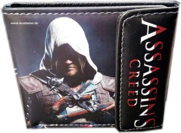Assassins Creed Portemonnaie Geldbörse  Kartenahlter Kunstleder