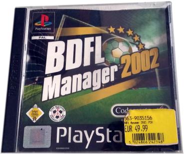 BDFL Manager 2002  PS1 Sony Playstation One