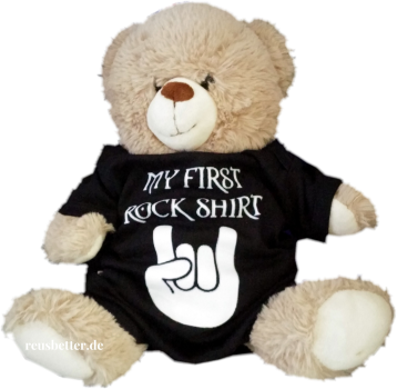 Kinder Body  シ MY First Rock Shirt  シ Schwarz