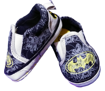 Baby Motiv Lernlaufschuhe | Batman Baby Schuhe Slippers | Comic Styl