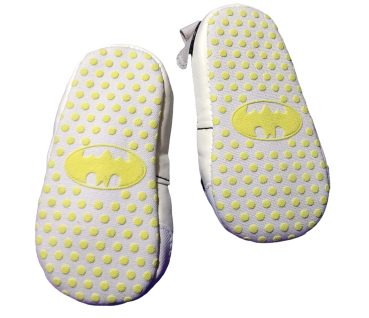 Baby Motiv Lernlaufschuhe ✪ Batman Baby Schuhe Slippers ✪ Comic Styl