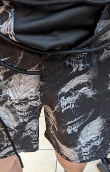 Preview: KILLSTAR Dark Depths Badehose Herren 3XL – Skull Gothic