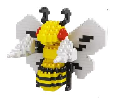 Bibor Pokemon Micro Brick 310 Steckbausteine Set