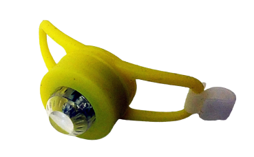 Biker Badeente mit Dämon Helm und Licht Deko Entchen Fahrrad - Bike