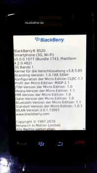 BlackBerry Storm 2 9520 Smartphone WLAN 3G 2GB