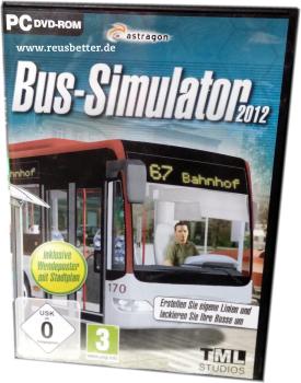 Bus-Simulator 2012 PC Spiel DVD Box