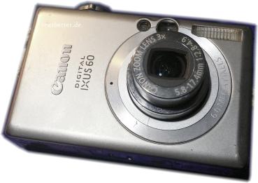 Canon Digitalkamera IXUS 60 | 6.0 MP | 2,5 Zoll | mit Zubehör