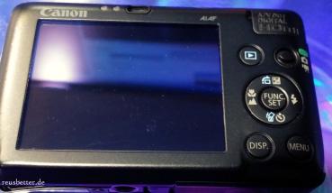 Canon Digital IXUS 100 IS Digitalkamera | 12 Megapixel, 3-fach opt. Zoom, HDMI, SLIM | Black