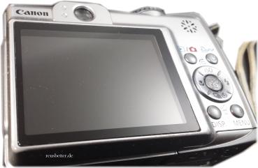 Canon PowerShot A560 7,1 MP | Digitalkamera | Silber | 1GB SD Karte | 4x Zoom