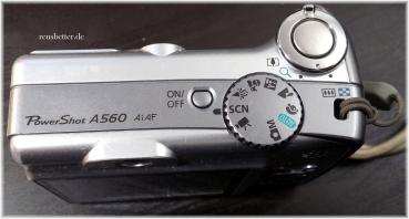 Canon PowerShot A560 7,1 MP | Digitalkamera | Silber | 1GB SD Karte | 4x Zoom
