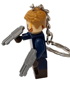 Captain America Schlüsselanhänger LOZ Bausteine  Set DIY Geschenk