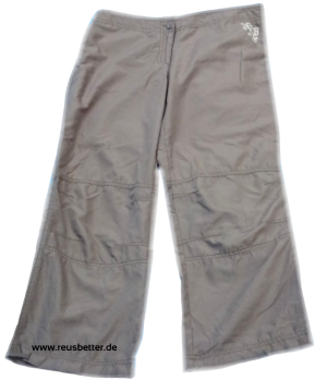 Mädchen Bermuda Baggy Hose von Checkout Khaki 164