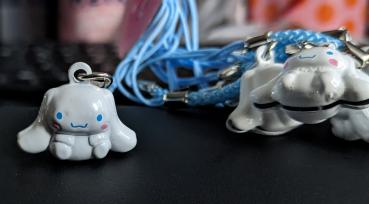 Cinnamoroll Sanrio Anime Metall Glöckchen Schelle