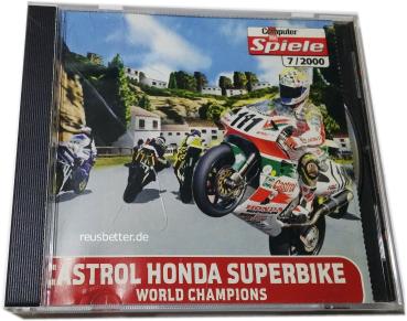 Computer Bild Spiele Ausgabe 7/2000 Castrol Honda Superbike World Champions