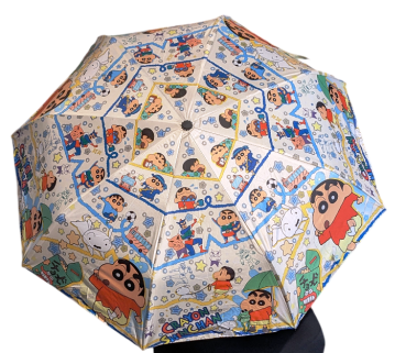 Crayon Shin-Chan Anime Unisex Automatik Regenschirm und UV Sonnenschirm