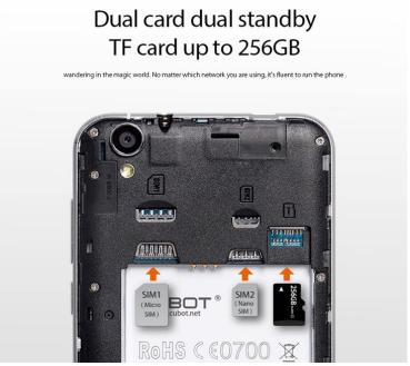 Cubot Manito 4G Smartphone 5.0Zoll 1.3GHz Quad-Core 3GB RAM+16GB ROM Android 6.0 OS Dual-Kamera