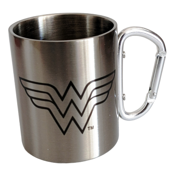 DC Wonder Woman Kaffee oder Tee Pott Edelstahl mit Karabiner