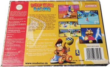 DIDDY KONG RACING Nintendo 64 Modul Cartridge Pal mit Verpackung