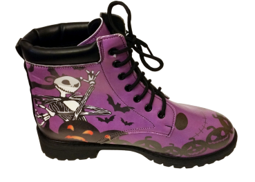 Damen Boots シ Nightmare Before Christmas シJack Skellington Pumpkins und Fledermäuseシ gr.39