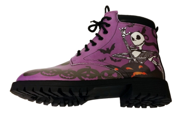 Unisex Boots シ Nightmare Before Christmas シJack Skellington  Lila シ gr.39