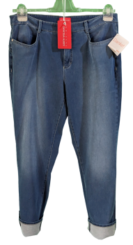 Damen Jeans | Slim Fit Stone Wash Blau | Judith Williams Fashion | Größe EU 44