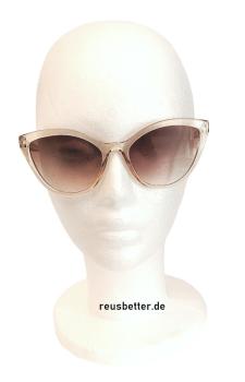 Sonnenbrille Damen Vintage Cat Eye 50 Teens 2 Farben Auswahl