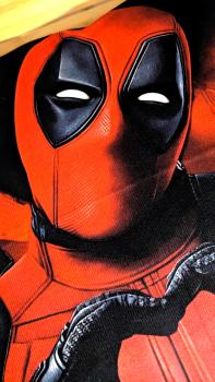 Deadpool Deko Kissenbezug Love 40x40 Sofakissen Bezug