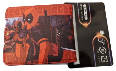Deadpool Motiv Geldbörse Unisex Kunstleder Portemonnaie