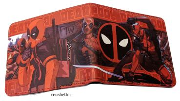 Deadpool Motiv Geldbörse Unisex Kunstleder Portemonnaie