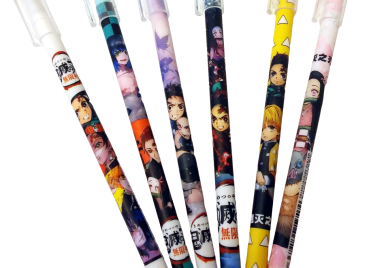Demon Slayer All Stars Fine Liner - Gel Liner Set 6 Stück Set Kimetsu no Yaiba