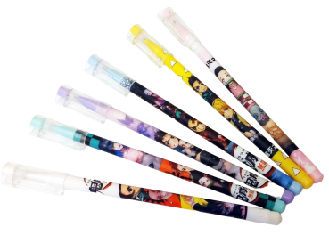 Demon Slayer All Stars Fine Liner - Gel Liner Set 6 Stück Set Kimetsu no Yaiba