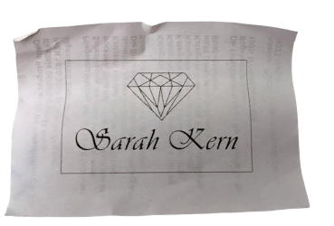 Design Damen Sonnenbrille ☀ Sarah Kern ☀ mit Goldenem Hartschalen Etui