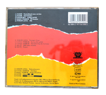 Deutsch Punk Kampflieder 1982 - 1986 Slime Toxoplasma  CD
