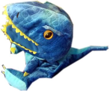 Handspielpuppe Tyranosaurus Rex Handpuppe mit Klappmaul