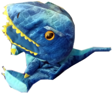 Handspielpuppe Tyranosaurus Rex Handpuppe mit Klappmaul