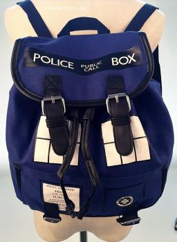 Doctor WHO | Tardis - Police - Box | großer Rucksack in Blau