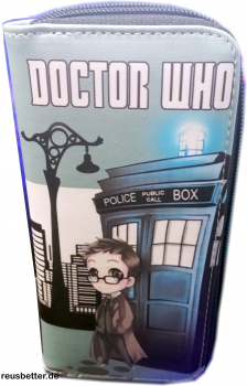 Preview: Doctor WHO Tardis -Police - Box Portemonnaie | Comic Stil | 20 cm groß